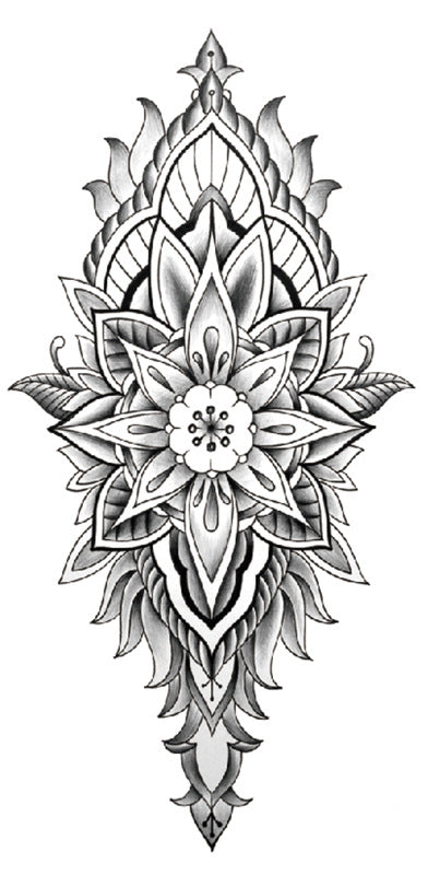 Art Nouveau - Temporary Tattoo