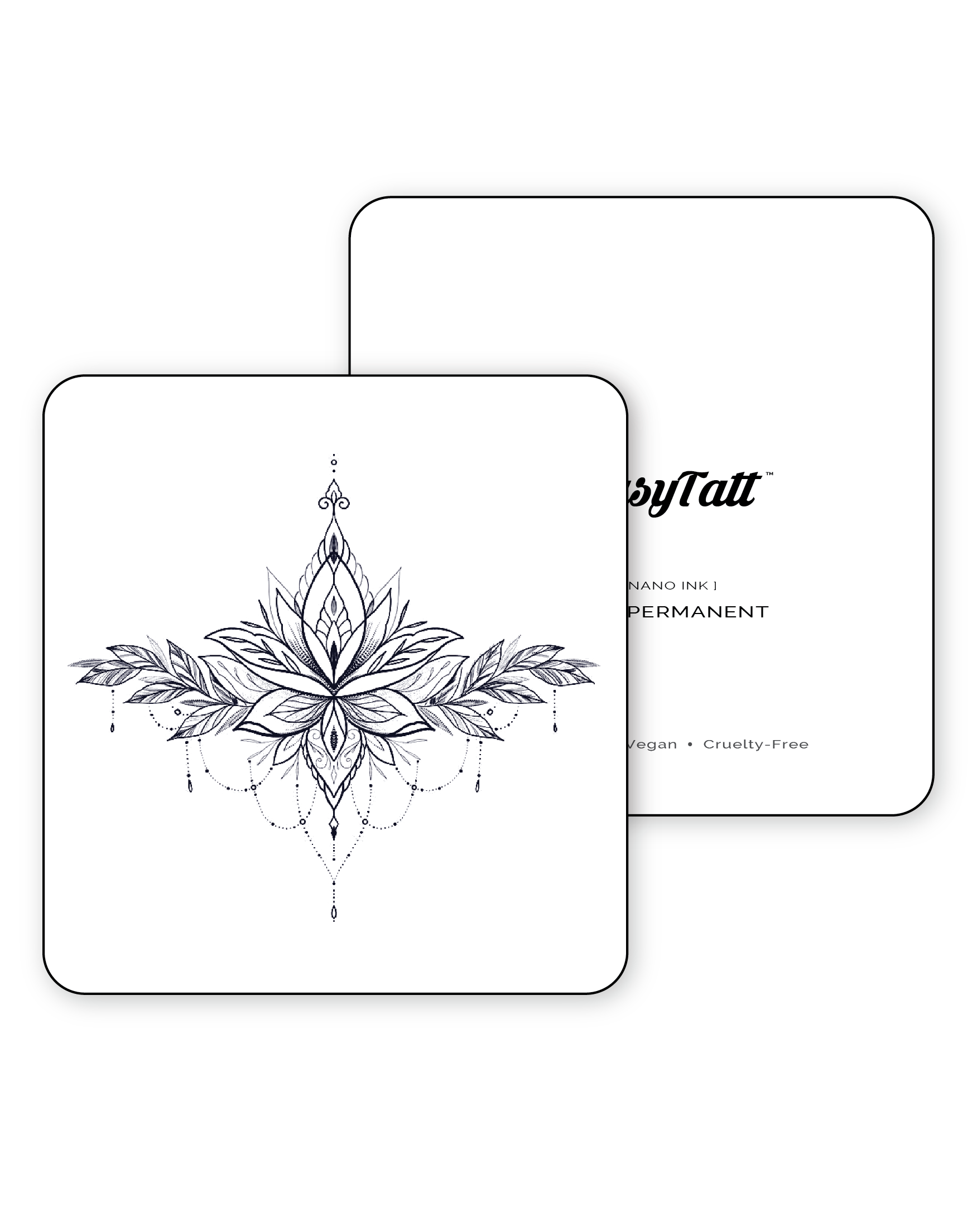 Beaded Lotus - Semi-Permanent Tattoo