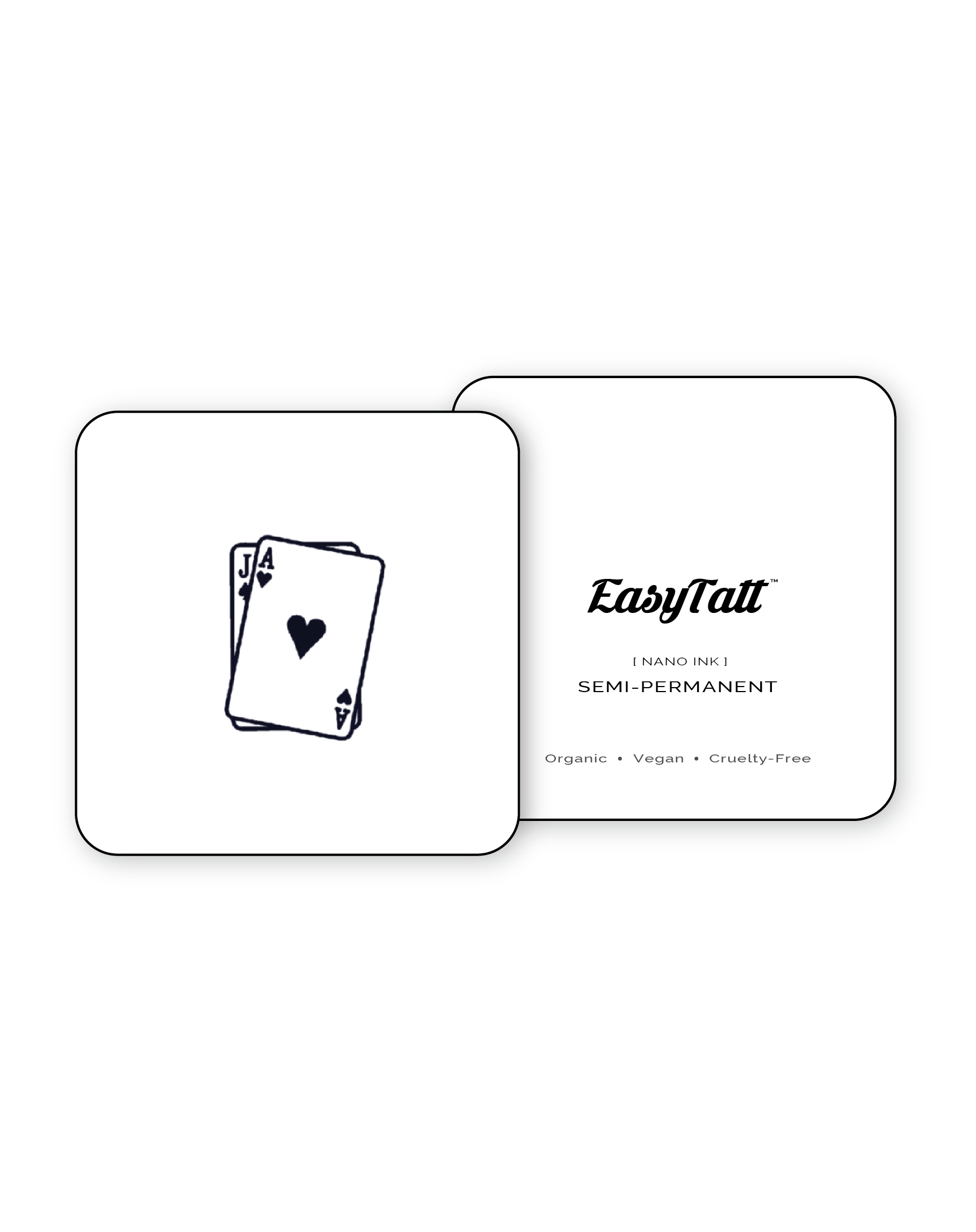 Blackjack x 2 - Semi-Permanent Tattoo