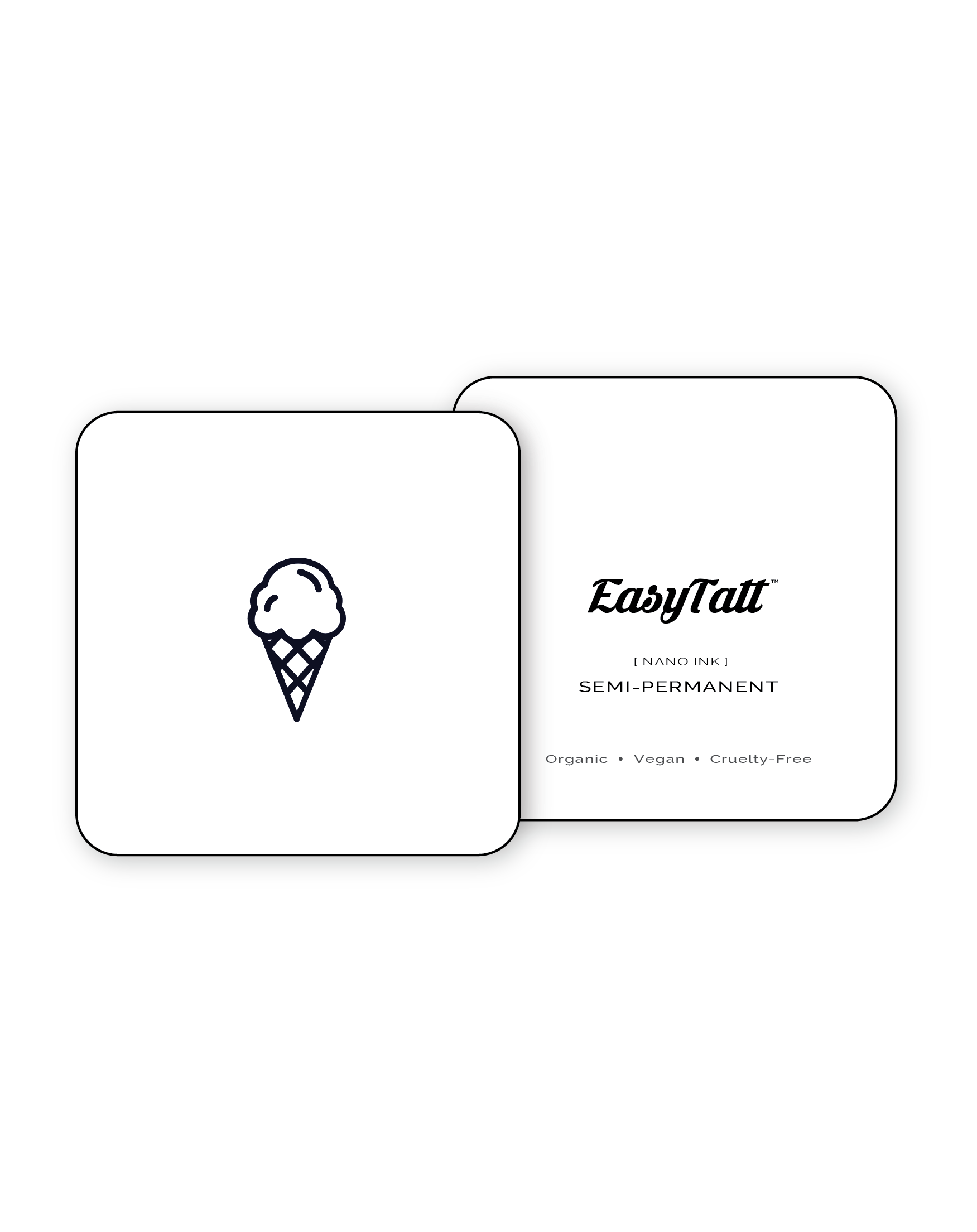 Ice Cream - Semi-Permanent Tattoo