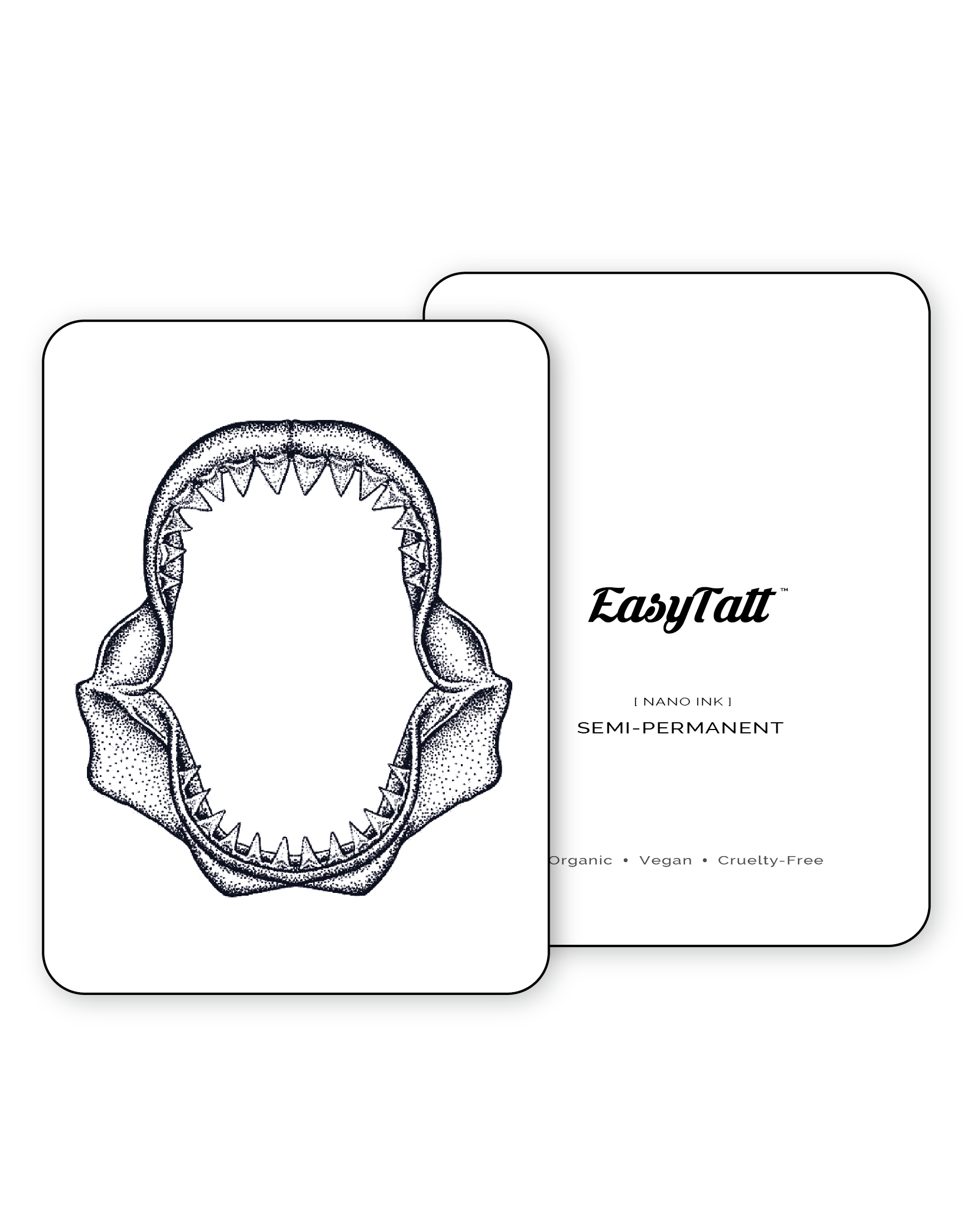 Jaws - Semi-Permanent Tattoo