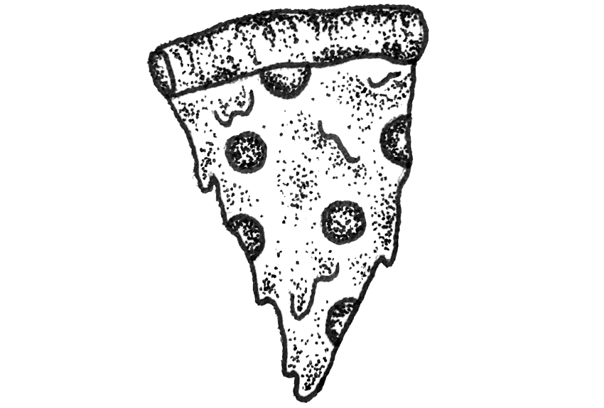 Pizza - Temporary Tattoo