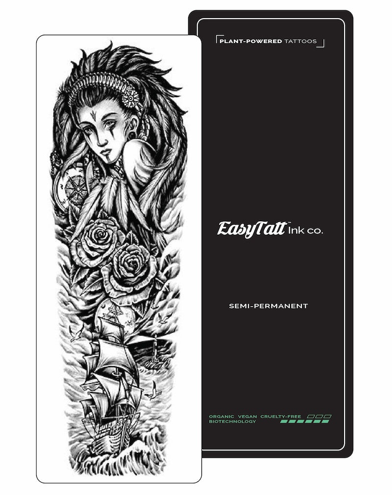 (Full Sleeve) Solo Navigator - Semi-Permanent Tattoo