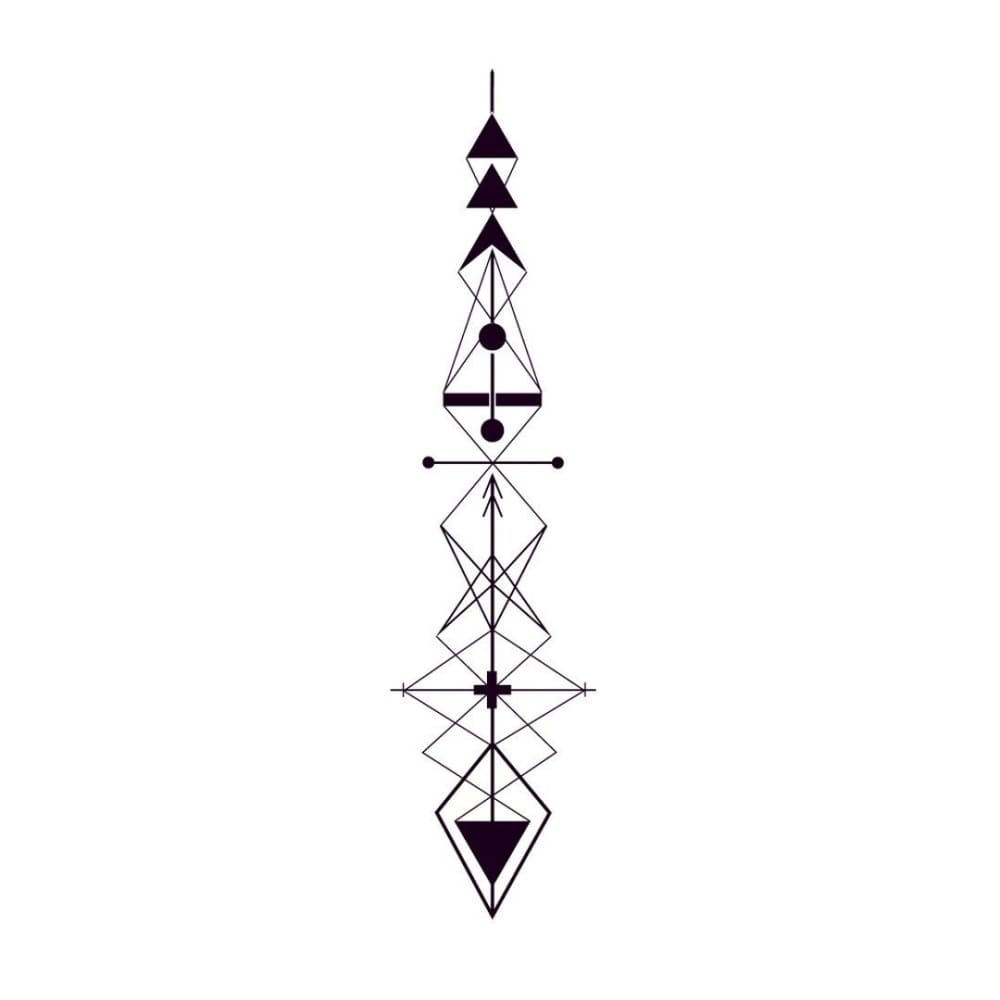 Abstract Arrow - Temporary Tattoo