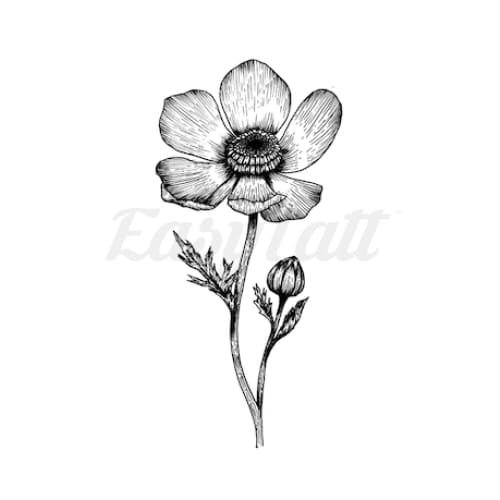 Butter Cup - Temporary Tattoo