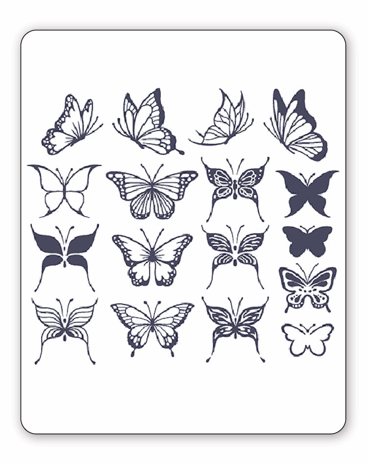 (17 Tattoos) Butterfly Varieties - Semi-Permanent Tattoos