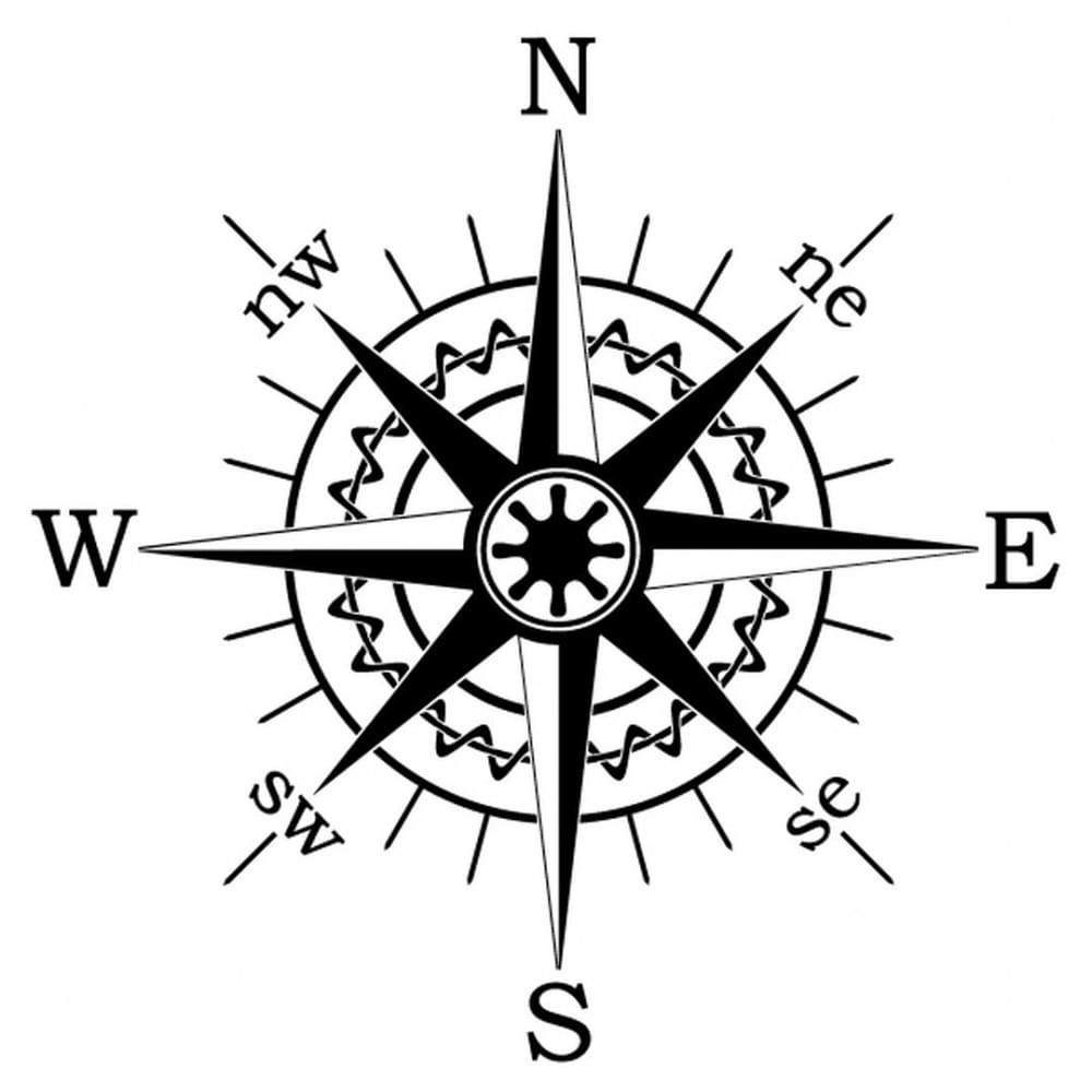 Compass - Temporary Tattoo