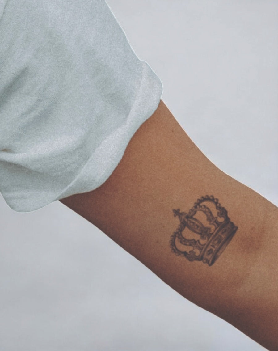Crown - Semi-Permanent Tattoo
