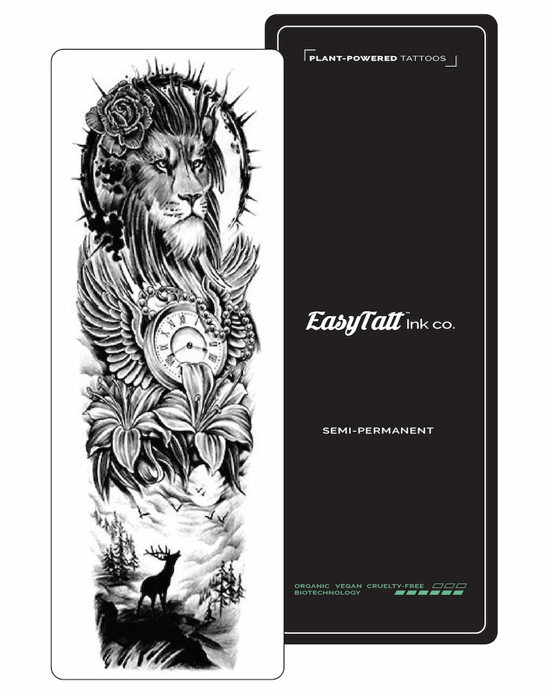 (Full Sleeve) Journey Onwards - Semi-Permanent Tattoo