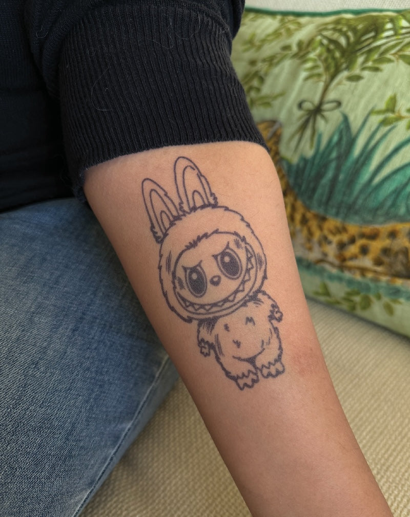 Labubu - Semi-Permanent Tattoo