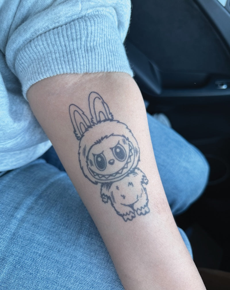 Labubu - Semi-Permanent Tattoo
