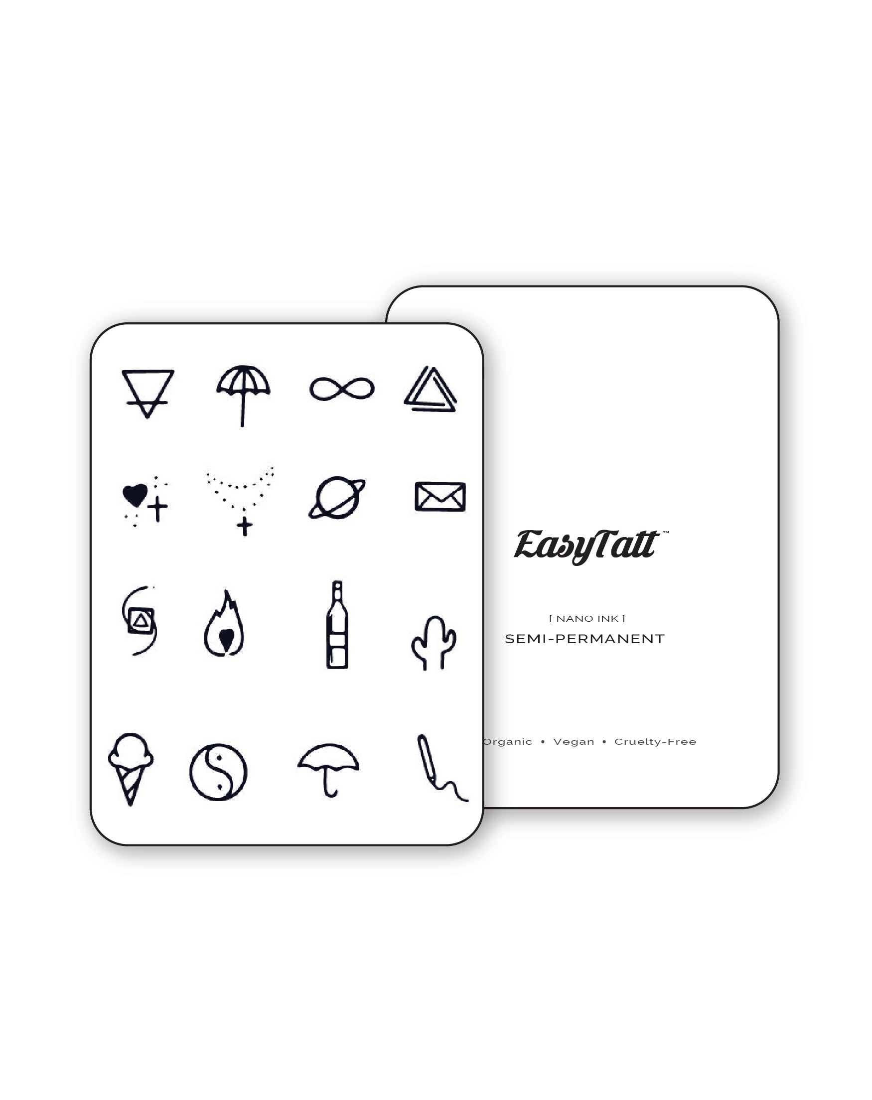 (16 Tattoos) Love Life - Semi-Permanent Tattoos