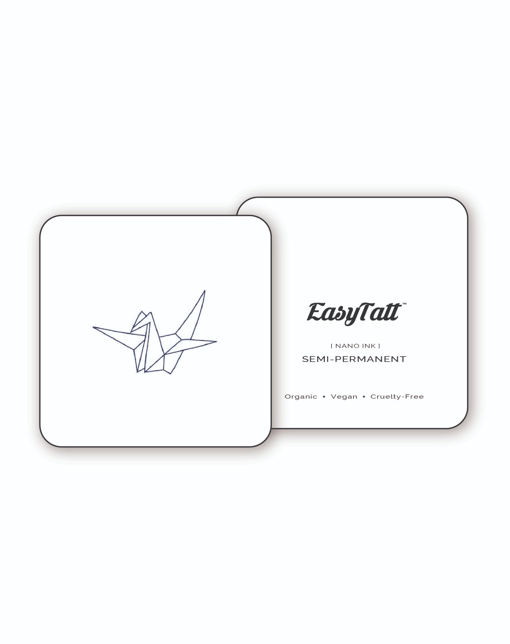 Origami Crane - Semi-Permanent Tattoo