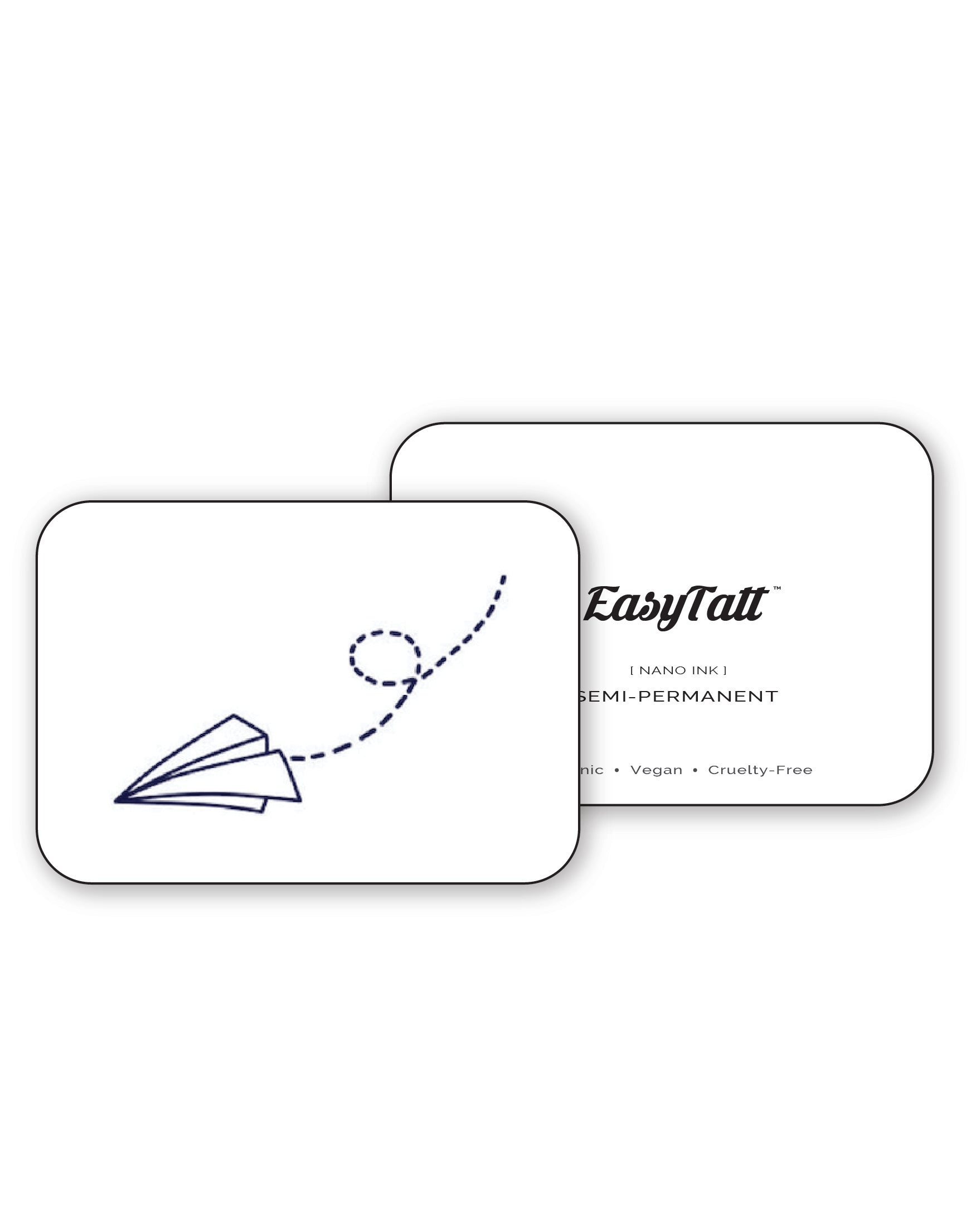 Paper Plane - Semi-Permanent Tattoo