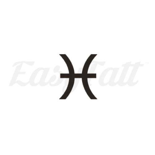 Pisces - Temporary Tattoo