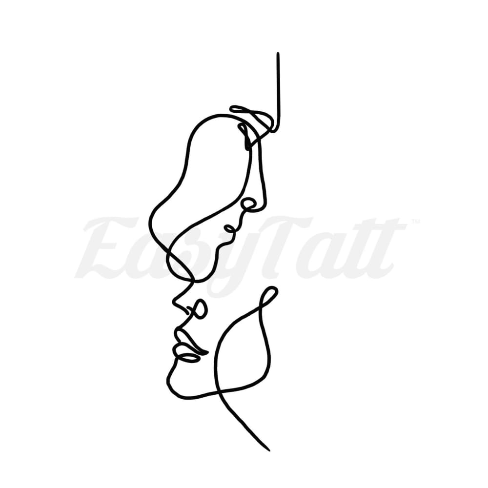 Two As One - Temporary Tattoo